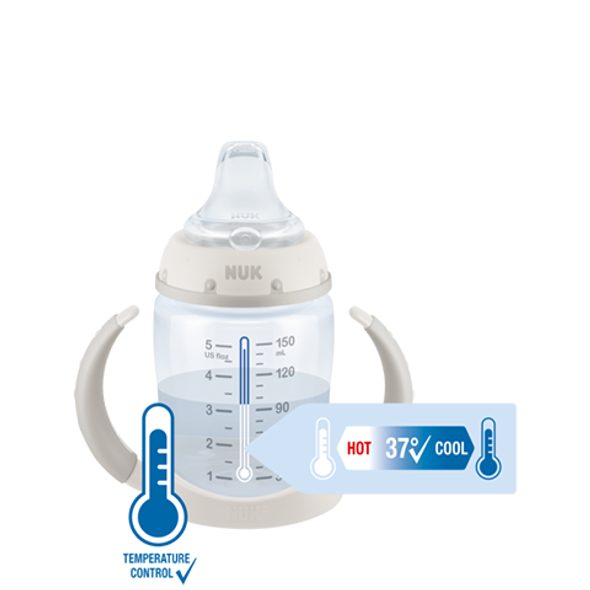 NUK UČÍCÍ LAHEV MICKEY S KONTROLOU TEPLOTY 150ML - DĚTSKÉ HRNEČKY - KRMENÍ
