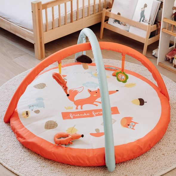 CANPOL BABIES EDUKATIVNÍ HRACÍ DEKA FOX - HRACÍ DEKY - PRO DĚTI