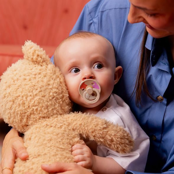 BIBS STUDIO COLOUR MORNING BLOOM DUDLÍKY Z PŘÍRODNÍHO KAUČUKU 2KS VEL. 1 - ŠIDÍTKA A DOPLŇKY - KRMENÍ