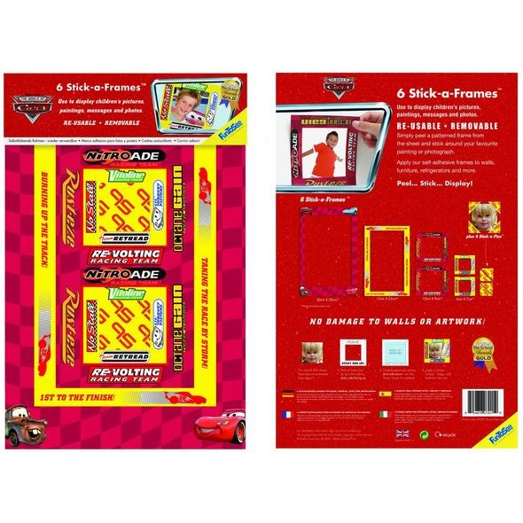 SAMOLEPKY STICK-A-FRAME CARS - DEKORACE A POLIČKY - SPINKÁNÍ