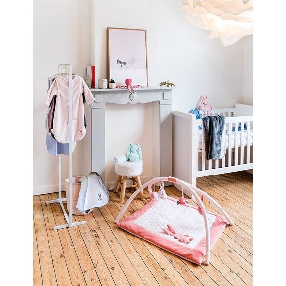 NATTOU HRAČKA MAZLÍČEK MAXI LAPIDOU LIGHT BLUE 65X40CM - USÍNÁČCI MAZLÍCÍ - PRO DĚTI