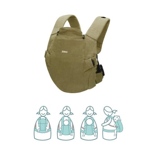 FILLIKID NOSÍTKO NATURAL RA GREEN - KLOKANKY A ŠÁTKY - NOŠENÍ & SPORT