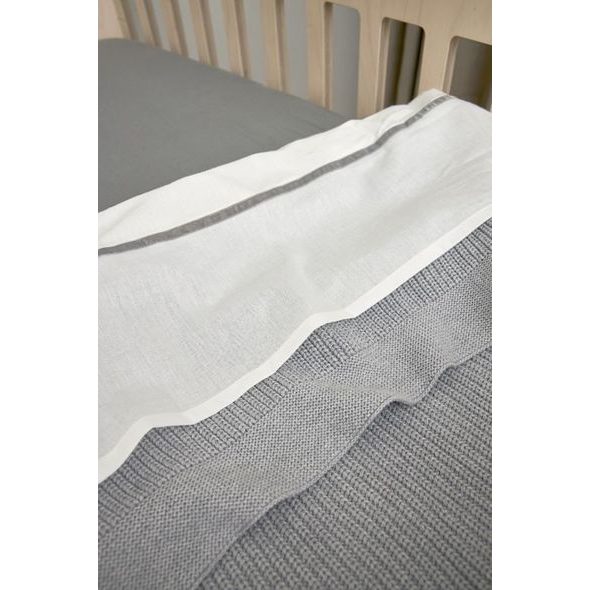 MEYCO DEKA RIB - GREY MELANGE - DĚTSKÉ DEKY PRO MIMINKA - SPINKÁNÍ