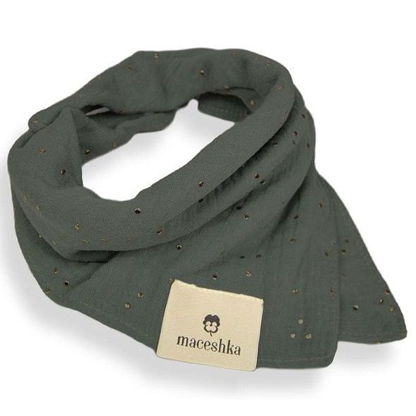 MACESHKA SLINTÁČEK NATURE DVOJITÝ SE ZLATÝM PUNTÍKEM - BRYNDÁKY - KRMENÍ