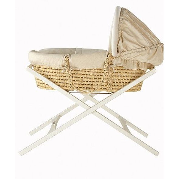 MAMAS&PAPAS STOJAN NA PLETENÝ KOŠ DELUXE IVORY - KOŠÍKY A KOLÉBKY - SPINKÁNÍ