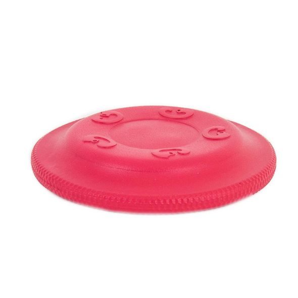 AKINU AQUA PĚNOVÉ FRISBEE VELKÉ ČERVENÉ 21,5CM - FRISBEE PRO PSY - CHOVATELSKÉ POTŘEBY MALVÍKZOO