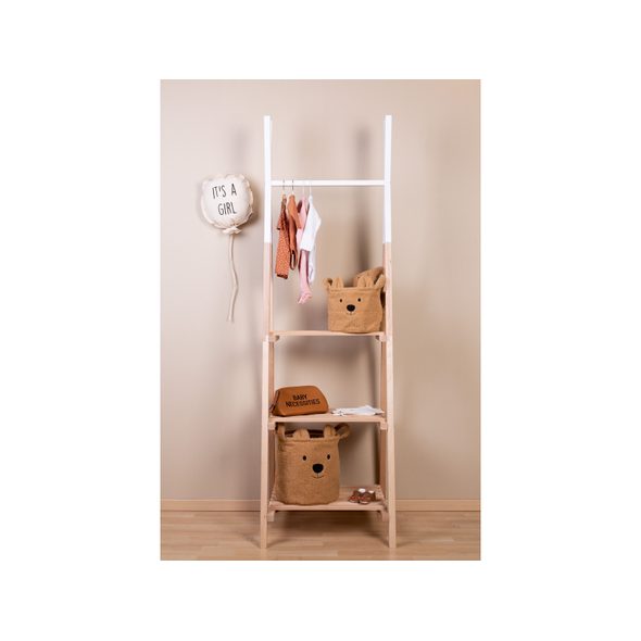 CHILDHOME KOŠ NA HRAČKY TEDDY 30X30X30 CM - BOXY NA HRAČKY - SPINKÁNÍ