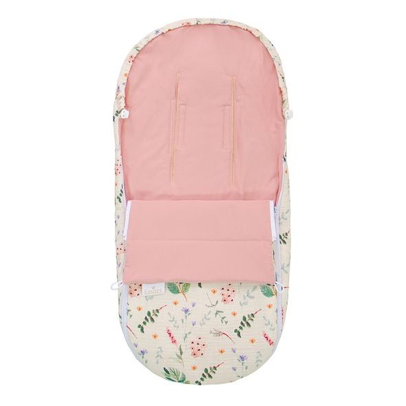 EMITEX NOVOROZENECKÝ FUSAK MUŠELÍN FOREST BLOSSOM - FUSAKY DO AUTOSEDAČKY - AUTOSEDAČKY A PŘÍSLUŠENSTVÍ