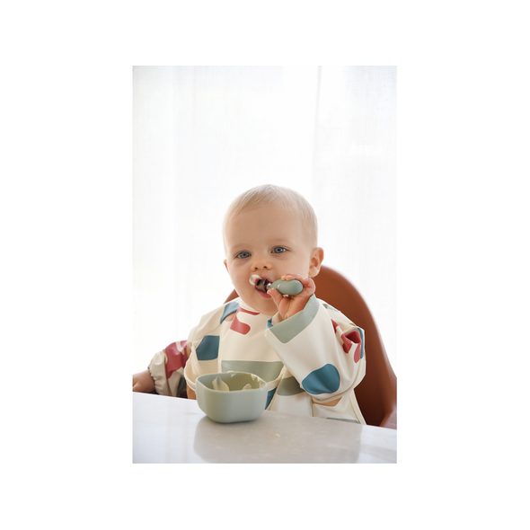 BEABA PRVNÍ TRÉNOVACÍ PŘÍBOR 2-DÍLNÝ SAGE GREEN - LŽIČKY A PŘÍBORY - KRMENÍ