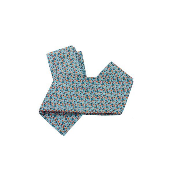 ENIE BABY POVLEČENÍ ESSENTIAL MIKA BLUE ORANGE - POVLEČENÍ DO POSTÝLKY - SPINKÁNÍ