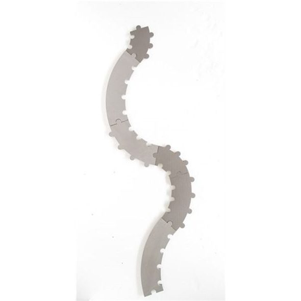 BABYDAN KULATÁ HRACÍ PODLOŽKA PUZZLE/DRÁHA GREY 110CM - HRACÍ PODLOŽKY NA ZEM - SPINKÁNÍ