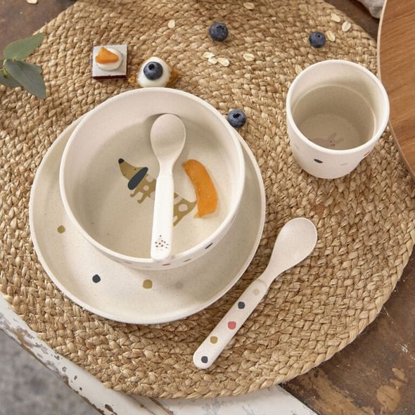 LÄSSIG SPOON SET PP/CELLULOSE LITTLE MATEYS SPICY ORANGE - LŽIČKY A PŘÍBORY - KRMENÍ