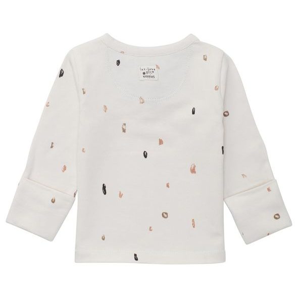 NOPPIES LONGSLEEVE RENDSBURG WHITE SAND - TRIČKA KRÁTKÝ / DLOUHÝ RUKÁV - PRO DĚTI