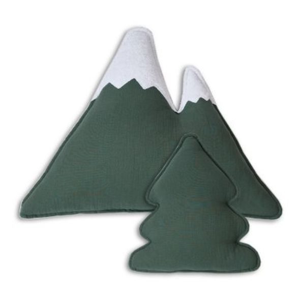 FUNNABABY MUŠELÍNOVÉ POLŠTÁŘKY 2 KS IVY GREEN - DEKORACE A POLIČKY - SPINKÁNÍ