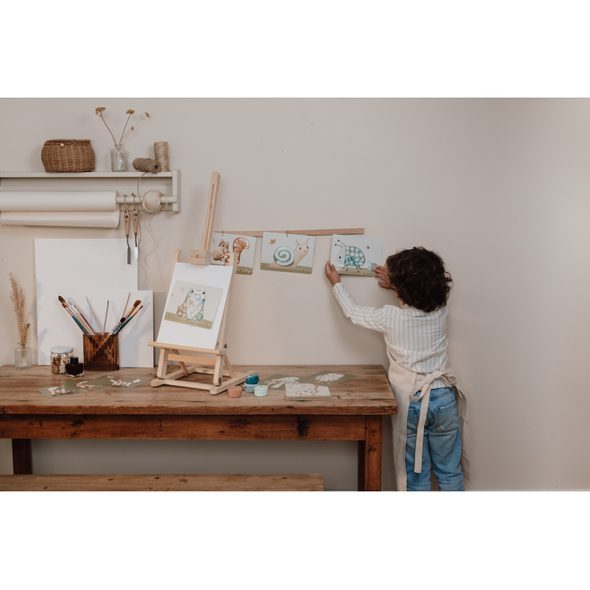 LITTLE DUTCH KREATIVNÍ SADA MALOVÁNÍ PRSTY FOREST FRIENDS - VÝTVARNÉ POMŮCKY A HRAČKY - PRO DĚTI