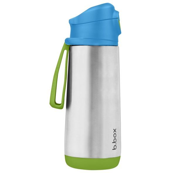 B.BOX TERMOSKA NA PITÍ SPORT 500 ML - MODRÁ/ZELENÁ - TERMOOBALY A TERMOSKY - KRMENÍ