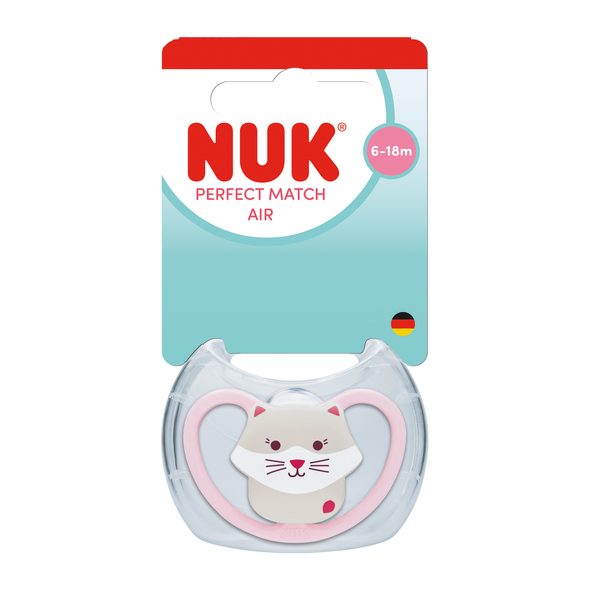 NUK PERFECT MATCH DUDLÍK AIR CAT 6-18M 1KS - ŠIDÍTKA A DOPLŇKY - KRMENÍ