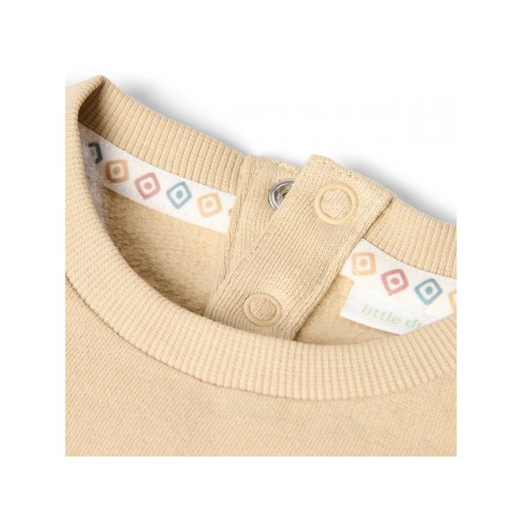 LITTLE DUTCH MIKINA WARM TAUPE VEL. 92 - KABÁTKY, MIKINKY - PRO DĚTI