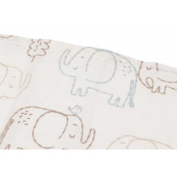 JOLLEIN PLENY 3 KS 70X70 CM ELEPHANT TALES - LÁTKOVÉ PLENY SKLÁDANÉ - PŘEBALOVÁNÍ