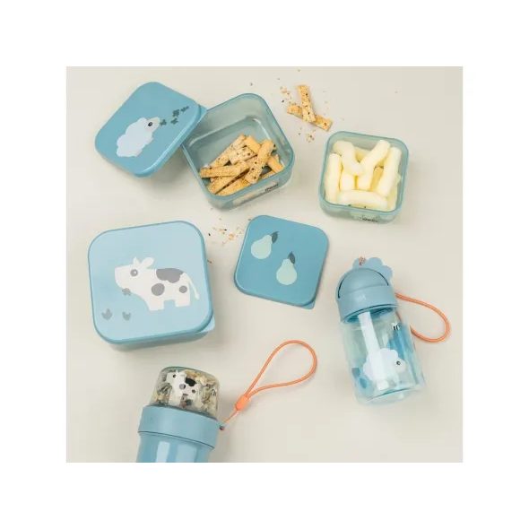 DONE BY DEER SVAČINOVÉ BOXY TINY FARM 3KS - KRABIČKY NA SVAČINU - KRMENÍ