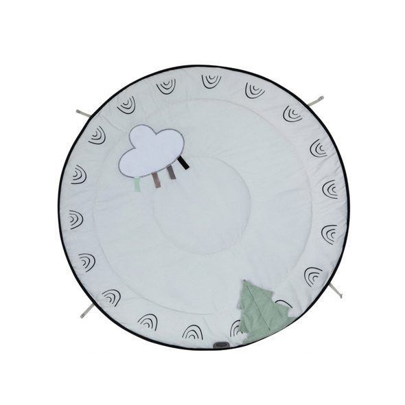 TINY LOVE HRACÍ DEKA S DŘEVĚNOU HRAZDOU BLACK & WHITE - HRACÍ DEKY - PRO DĚTI