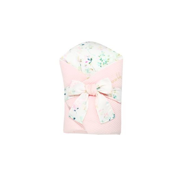 ENIE BABY PÉŘOVÁ ZAVINOVAČKA 80X80 CM SPRING LEAVES / - ZAVINOVAČKY - SPINKÁNÍ