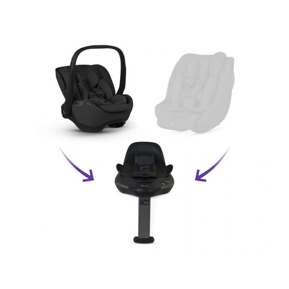 SILVER CROSS GLIDE PLUS 360 AUTOSEDAČKA ICONIC BLACK + ZÁKLADNA PLUS 360 - AUTOSEDAČKY 0-13KG - AUTOSEDAČKY A PŘÍSLUŠENSTVÍ