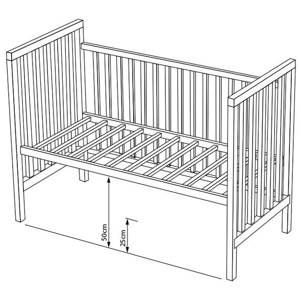 SCARLETT DĚTSKÁ POSTÝLKA SE STAHOVACÍM BOKEM KAMILA (BOROVICE) BÍLÁ 120X60CM - DŘEVĚNÉ POSTÝLKY - SPINKÁNÍ