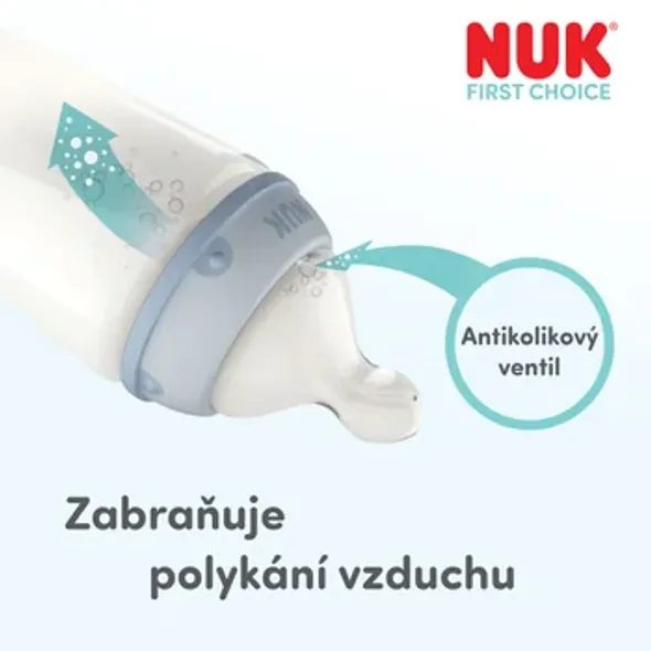 NUK LÁHEV FIRST CHOICE WHALE 150ML 0+M - KOJENECKÉ LAHVE - KRMENÍ