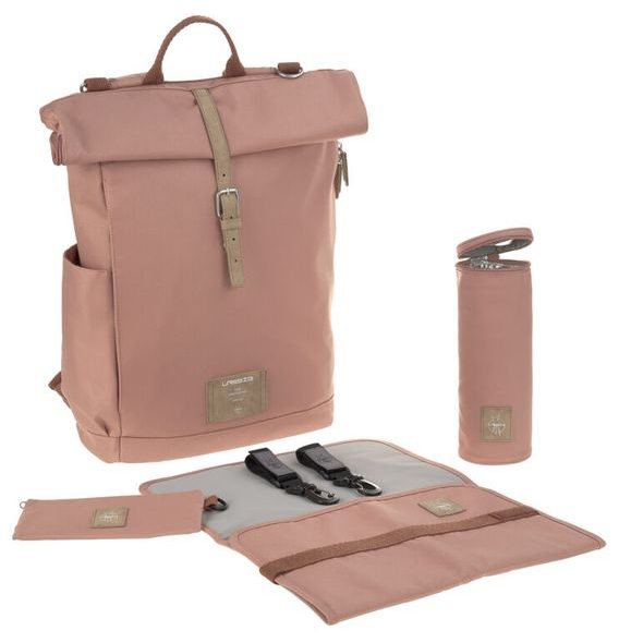 LÄSSIG GREEN LABEL ROLLTOP BACKPACK CINNAMON - PŘEBALOVACÍ BATOHY - KOČÁRKY A PŘÍSLUŠENSTVÍ