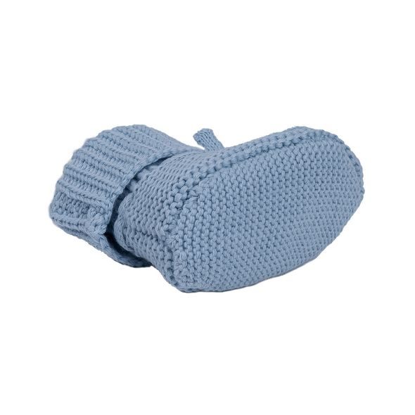LODGER SLIPPER KNIT BLUE FOGG 0 - 6 MĚSÍCŮ - KOJENECKÉ CAPÁČKY - PRO DĚTI
