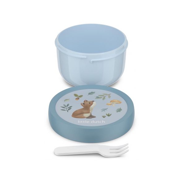 LITTLE DUTCH BOX NA OVOCE S VIDLIČKOU FOREST FRIENDS - KRABIČKY NA SVAČINU - KRMENÍ