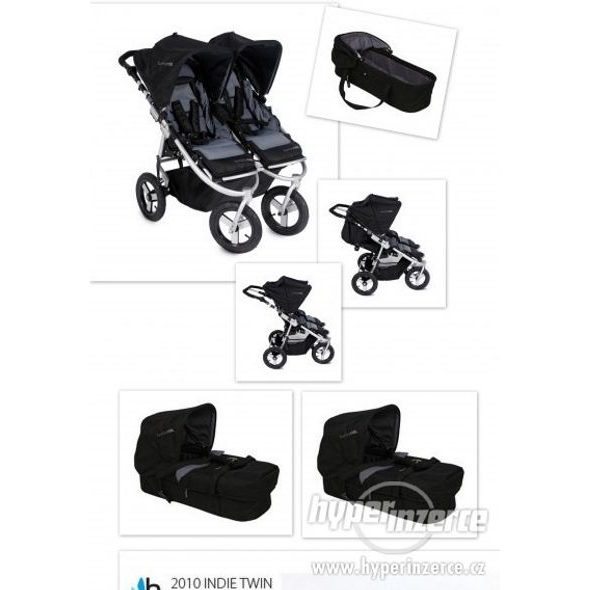 BUMBLERIDE INDIE TWIN 3V1 2010 - KOČÁRKY PRO DVOJČATA - KOČÁRKY A PŘÍSLUŠENSTVÍ