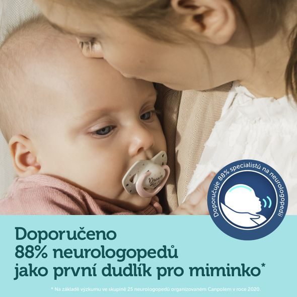 CANPOL BABIES SET SYMETRICKÝCH SILIKONOVÝCH DUDLÍKŮ LIGHT TOUCH 6-18M SLEEPY KOALA MODRÝ - ŠIDÍTKA A DOPLŇKY - KRMENÍ