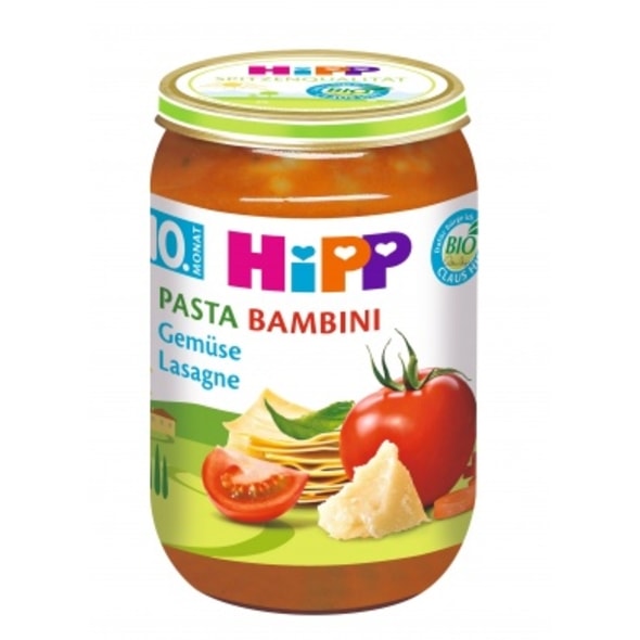 HIPP BIO PASTA BAMBINI ZELENINOVÉ LASAGNE - MASO/ZELENINA - KRMENÍ