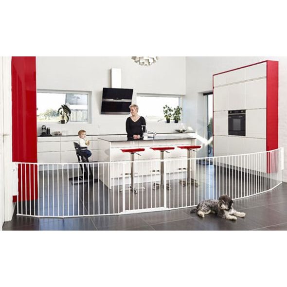 BABY DAN PROSTOROVÁ ZÁBRANA SUPREME OLAF XXX BÍLÁ 90-350 CM - BEZPEČNOST DĚTÍ V DOMÁCNOSTI - KOUPÁNÍ A ZDRAVÍ