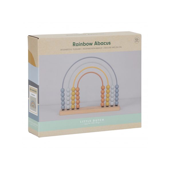 LITTLE DUTCH POČÍTADLO DŘEVĚNÉ DUHA FOREST FRIENDS - MOTORICKÉ A HRY - PRO DĚTI