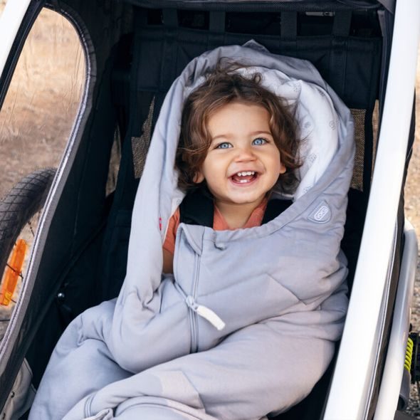 VOKSI SKY LIGHT BLUEBELL HEATHER - FUSAKY DO KOČÁRKU - KOČÁRKY A PŘÍSLUŠENSTVÍ