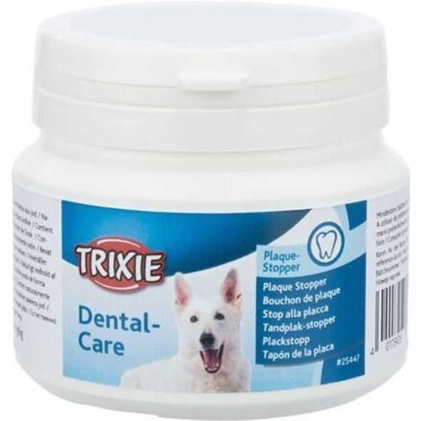 TRIXIE DENTALCARE STOP PLAKU, PRO PSY, 70 G - DENTÁLNÍ HYGIENA PRO PSY - CHOVATELSKÉ POTŘEBY MALVÍKZOO