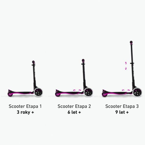 SMARTRIKE XTEND SCOOTER PINK - DĚTSKÉ KOLOBĚŽKY - NOŠENÍ & SPORT