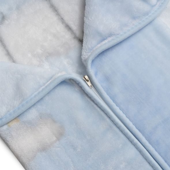 INTERBABY DEKA MEDVÍDEK 80X90 - MODRÁ - DĚTSKÉ DEKY PRO MIMINKA - SPINKÁNÍ