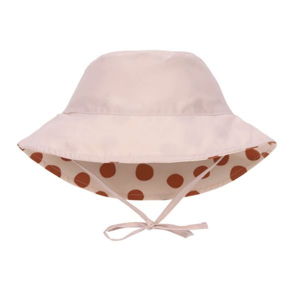 LÄSSIG SPLASH SUN PROTECTION BUCKET HAT DOTS POWDER PINK 19-36M - ČEPIČKY A KLOBOUČKY - PRO DĚTI