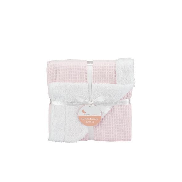 INTERBABY DEKA KOSTIČKY & BERÁNEK 80X110 - RŮŽOVÁ - DĚTSKÉ DEKY PRO MIMINKA - SPINKÁNÍ