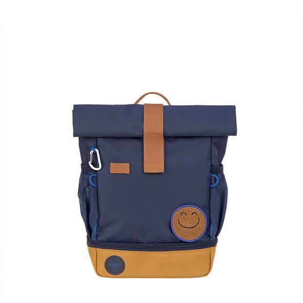 LÄSSIG MINI ROLLTOP DĚTSKÝ BATOH LITTLE GANG NAVY - BATOHY A TAŠKY - PRO DĚTI