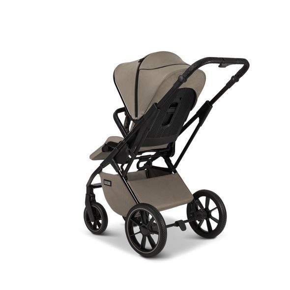 MOON PIÚ BLACK CHROME / MUD 2024 - DVOJKOMBINACE - KOČÁRKY A PŘÍSLUŠENSTVÍ