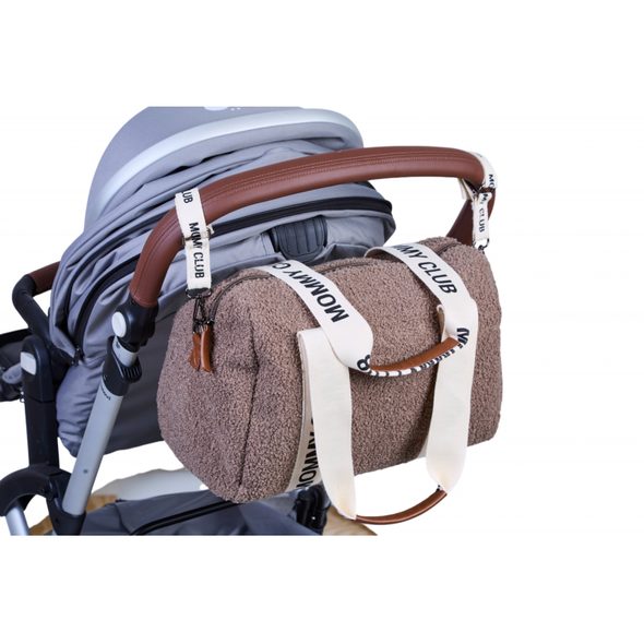 CHILDHOME PŘEBALOVACÍ TAŠKA MOMMY CLUB SIGNATURE TEDDY SOFT BROWN - PŘEBALOVACÍ TAŠKY - KOČÁRKY A PŘÍSLUŠENSTVÍ