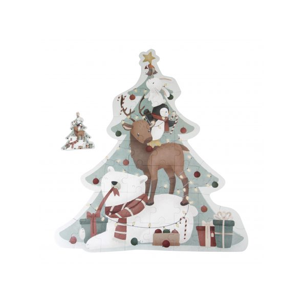 LITTLE DUTCH PUZZLE VÁNOČNÍ XL - PUZZLE - PRO DĚTI