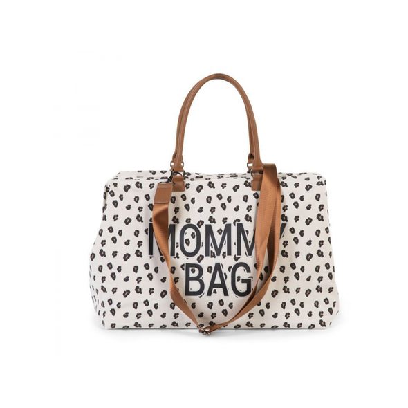 CHILDHOME PŘEBALOVACÍ TAŠKA MOMMY BAG CANVAS LEOPARD - PŘEBALOVACÍ TAŠKY - KOČÁRKY A PŘÍSLUŠENSTVÍ