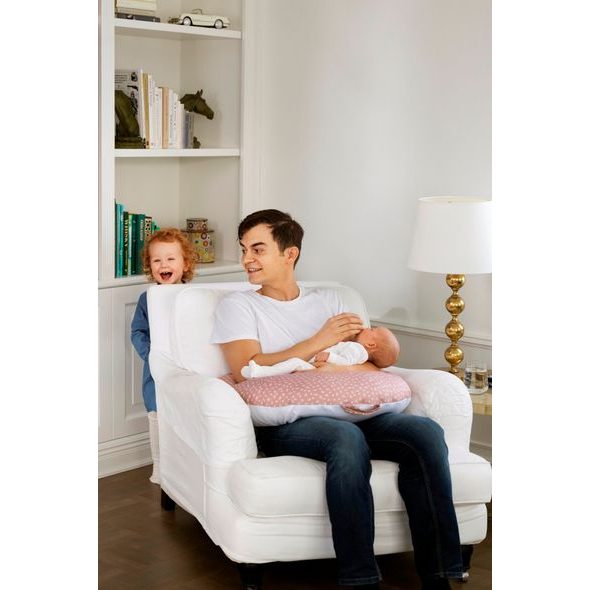 VINTER & BLOOM NORDIC LEAF KOJÍCÍ POLŠTÁŘ MISTY ROSE - KOJÍCÍ POLŠTÁŘE - KRMENÍ