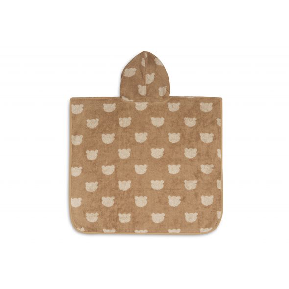 JOLLEIN OSUŠKA PONČO FROTÉ JACQUARD TEDDY BEAR - OSUŠKY A DĚTSKÉ ŽUPANY - KOUPÁNÍ A ZDRAVÍ